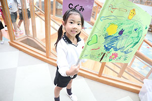 リズムフェスティバルのチームで遊びました　年長　NO．2