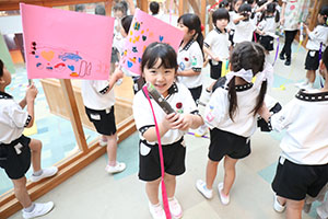 リズムフェスティバルのチームで遊びました　年長　NO．2