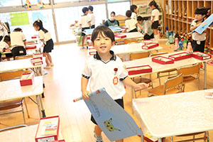 リズムフェスティバルのチームで遊びました　年長　NO．2