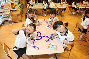 リズムフェスティバルのチームで遊びました　年長　NO．1