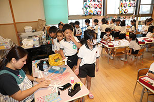 リズムフェスティバルのチームで遊びました　年長　NO．1