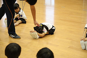 体操教室　ー鉄棒ー　ばら