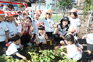 エンゼル畑でおいもほり　年少