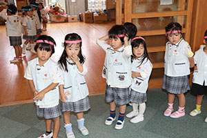 リズムフェスティバルの活動が始まりました🎵　年少Bチーム