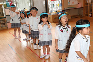 リズムフェスティバルの活動が始まりました🎵　年少Bチーム