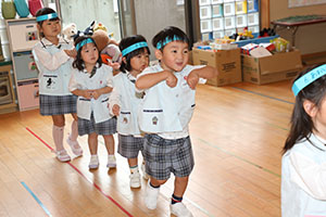 リズムフェスティバルの活動が始まりました🎵　年少Bチーム