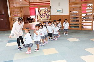 リズムフェスティバルの活動が始まりました🎵　年少Bチーム