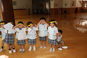 リズムフェスティバルの活動が始まりました🎵　年少Bチーム