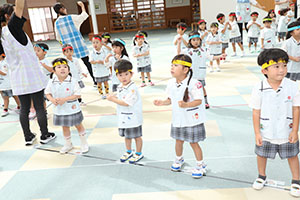 リズムフェスティバルの活動が始まりました🎵　年少Bチーム