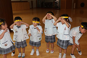 リズムフェスティバルの活動が始まりました🎵　年少Bチーム