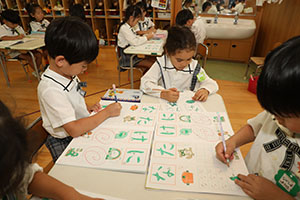 習字教室　年長