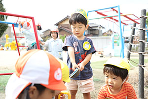 元気いっぱい園庭遊び！！