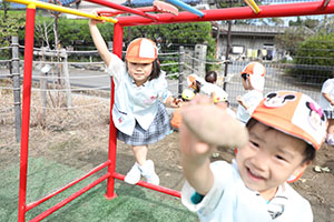 元気いっぱい園庭遊び！！
