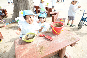 元気いっぱい園庭遊び！！