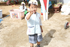 元気いっぱい園庭遊び！！