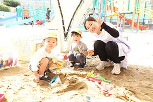 元気いっぱい園庭遊び！！