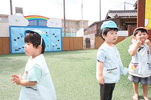 元気いっぱい園庭遊び！！