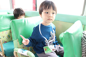 キッズクラブの汽車バス遠足　火曜コース