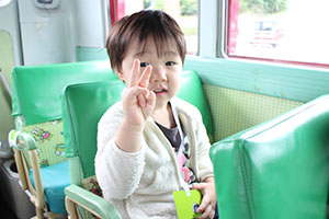 キッズクラブの汽車バス遠足　火曜コース