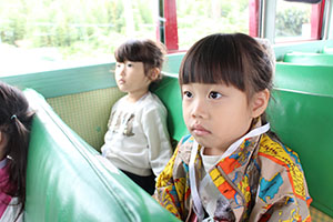 キッズクラブの汽車バス遠足　火曜コース