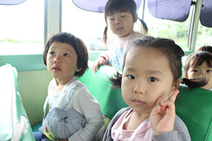 キッズクラブの汽車バス遠足　火曜コース