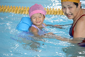 トップスイミングへ行きました　ばら・すみれ　NO．2