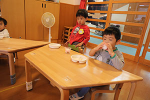 秋のスイーツを作りました　あひる