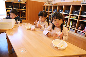 秋のスイーツを作りました　あひる