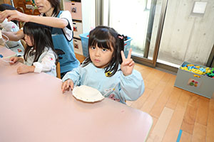 ハロウィンバッグの制作　こあら