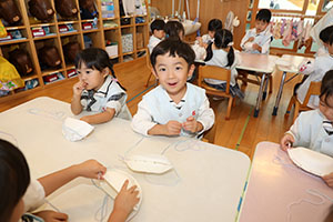 ハロウィンバッグの制作　こあら