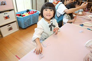 ハロウィンバッグの制作　こあら