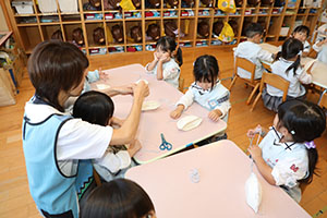 ハロウィンバッグの制作　こあら