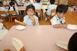 ハロウィンバッグの制作　こあら