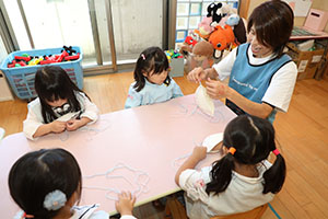 ハロウィンバッグの制作　こあら