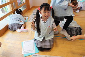 枝豆とさつまいもなどの絵を描きました　B