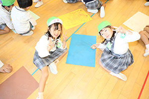 枝豆とさつまいもなどの絵を描きました　B