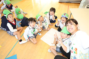 枝豆とさつまいもなどの絵を描きました　B