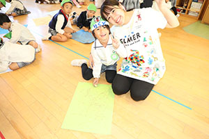 枝豆とさつまいもなどの絵を描きました　B