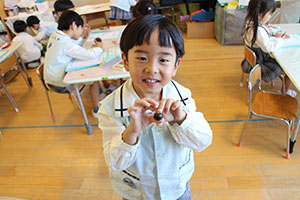 枝豆とさつまいもなどの絵を描きました　B