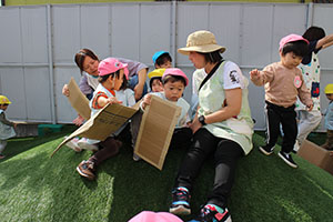 元気いっぱい自由遊び　ひよこ・あひる・ぺんぎん