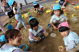 元気いっぱい自由遊び　ひよこ・あひる・ぺんぎん