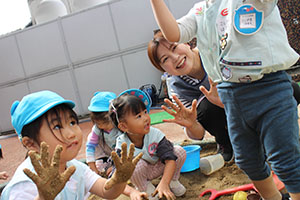 元気いっぱい自由遊び　ひよこ・あひる・ぺんぎん