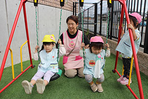 元気いっぱい自由遊び　ひよこ・あひる・ぺんぎん