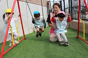 元気いっぱい自由遊び　ひよこ・あひる・ぺんぎん