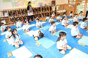 絵画教室　うさぎ・りす・ことり