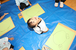 絵画教室　うさぎ・りす・ことり