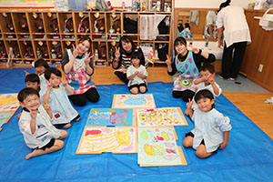 絵画教室　うさぎ・りす・ことり