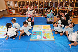 絵画教室　うさぎ・りす・ことり