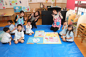 絵画教室　うさぎ・りす・ことり