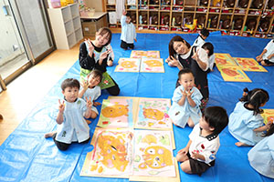 絵画教室　うさぎ・りす・ことり